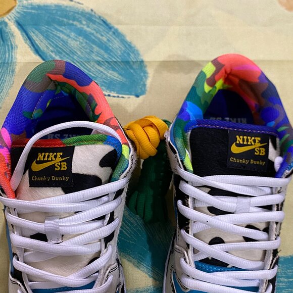 Nike SB Dunk Low “Chunky Dunky” Multicolor Sneakers - Picture 4 of 8